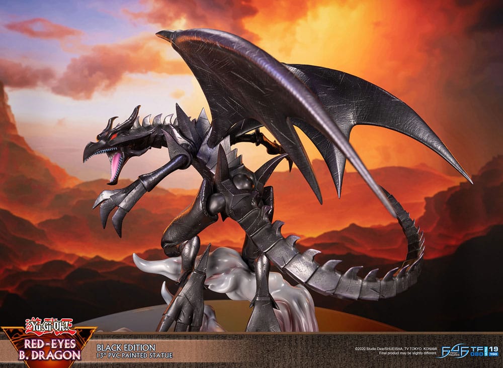 Yu-Gi-Oh! Estatua PVC Red-Eyes B. Dragon Black Colour 33 cm