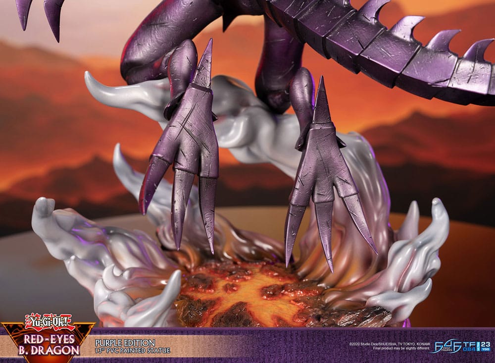 Yu-Gi-Oh! Estatua PVC Red-Eyes B. Dragon Purple Colour 33 cm