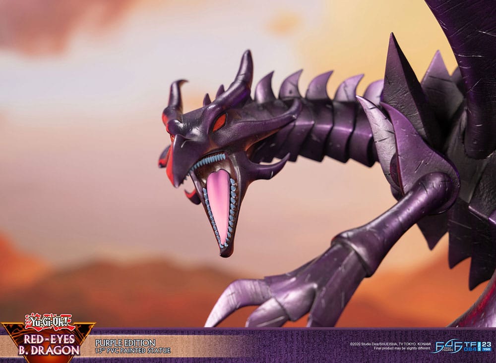 Yu-Gi-Oh! Estatua PVC Red-Eyes B. Dragon Purple Colour 33 cm