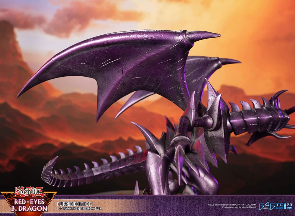 Yu-Gi-Oh! Estatua PVC Red-Eyes B. Dragon Purple Colour 33 cm