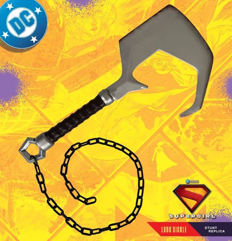 Supergirl LARP Stunt Prop Réplica 1/1 Lobo Sickle 150 cm