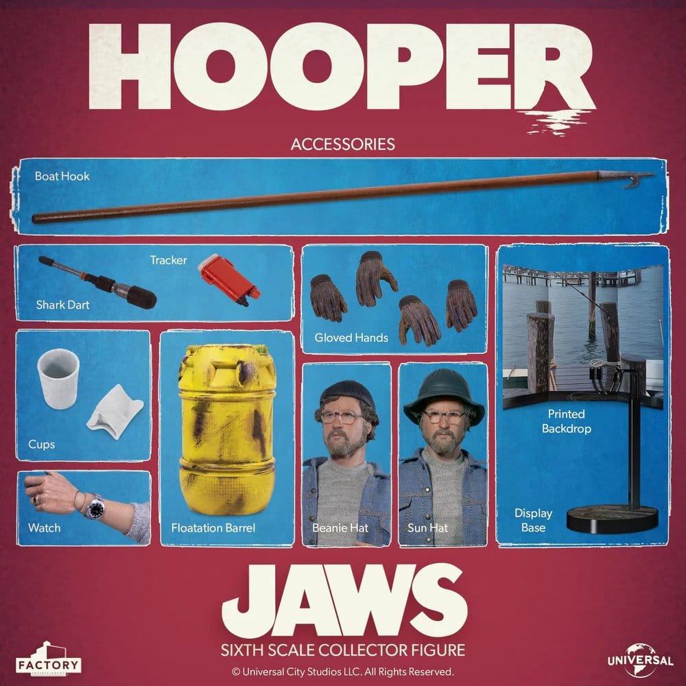 Tiburón Figura 1/6 Hooper 15 cm