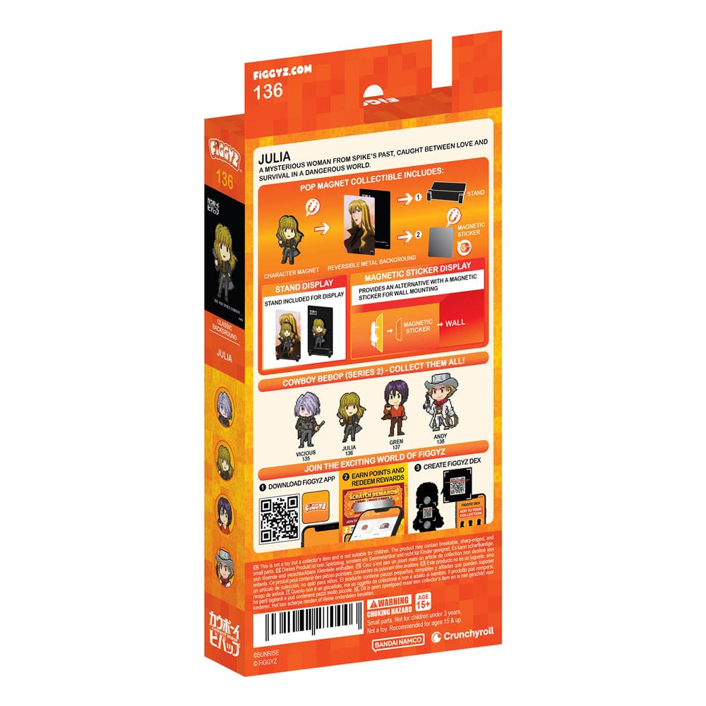 Cowboy Bebop FiGGYZ Figura Coleccionable Magnética Julia 11 cm