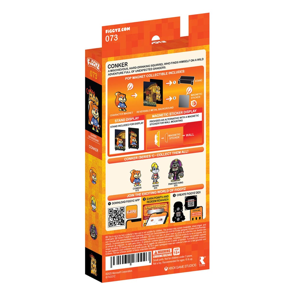 Conker's Bad Fur Day FiGGYZ Figura Coleccionable Magnética Conker 11 cm