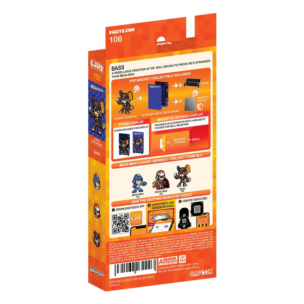 Mega Man FiGGYZ Figura Coleccionable Magnética Bass 11 cm