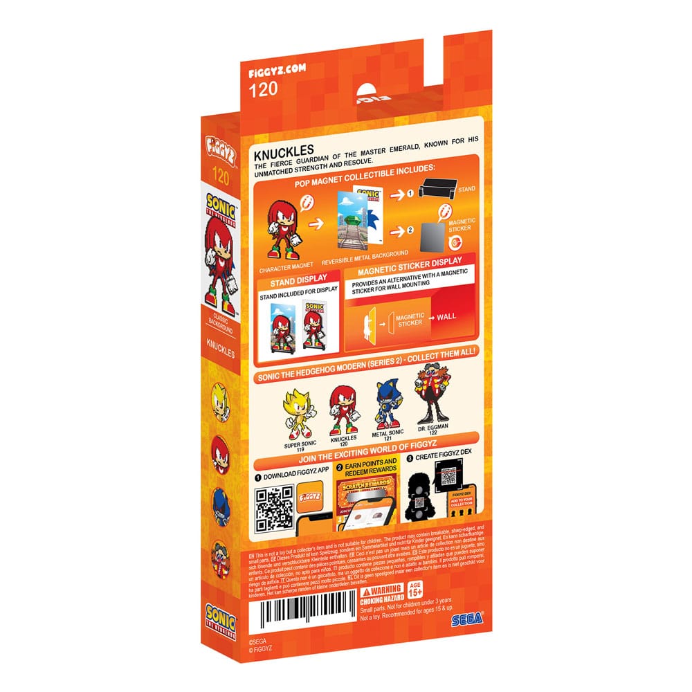 Sonic the Hedgehog (Modern) FiGGYZ Figura Coleccionable Magnética Knuckles 11 cm