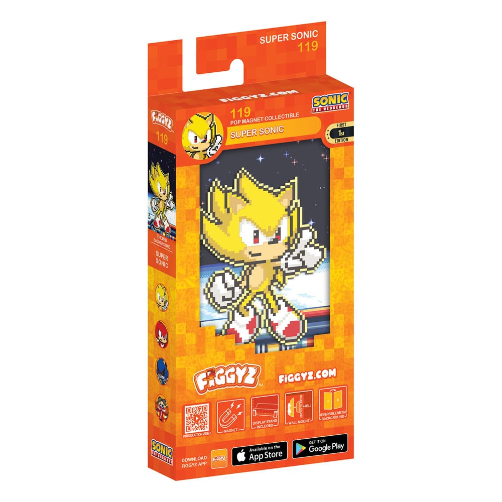 Sonic the Hedgehog (Modern) FiGGYZ Figura Coleccionable Magnética Super Sonic 11 cm
