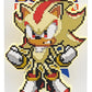 Sonic the Hedgehog (Modern) FiGGYZ Figura Coleccionable Magnética Super Shadow 11 cm