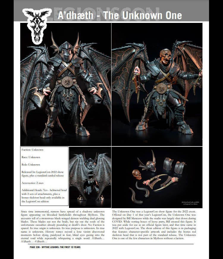 Mythic Legions: The First 10 Year Libro Hardcover *INGLÉS* - Z POP Toys