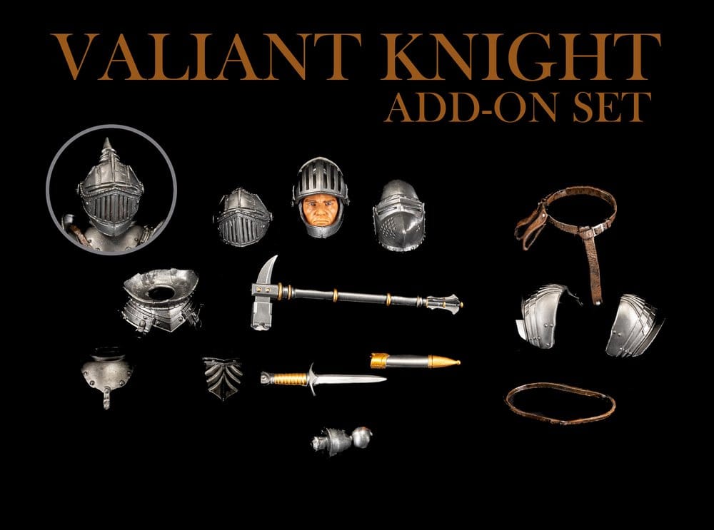 Mythic Legions: Reinforcement 3 Accesorios para Figuras Valiant Knight Add-On Set