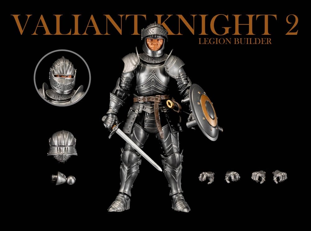 Mythic Legions: Reinforcement 3 Figura Valiant Knight 2 Legion Builder