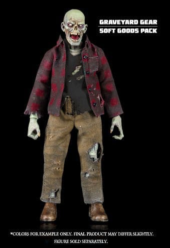 Graveyard Series Accesorios para Figuras Worker Zombie Soft Goods Pack - Z POP Toys