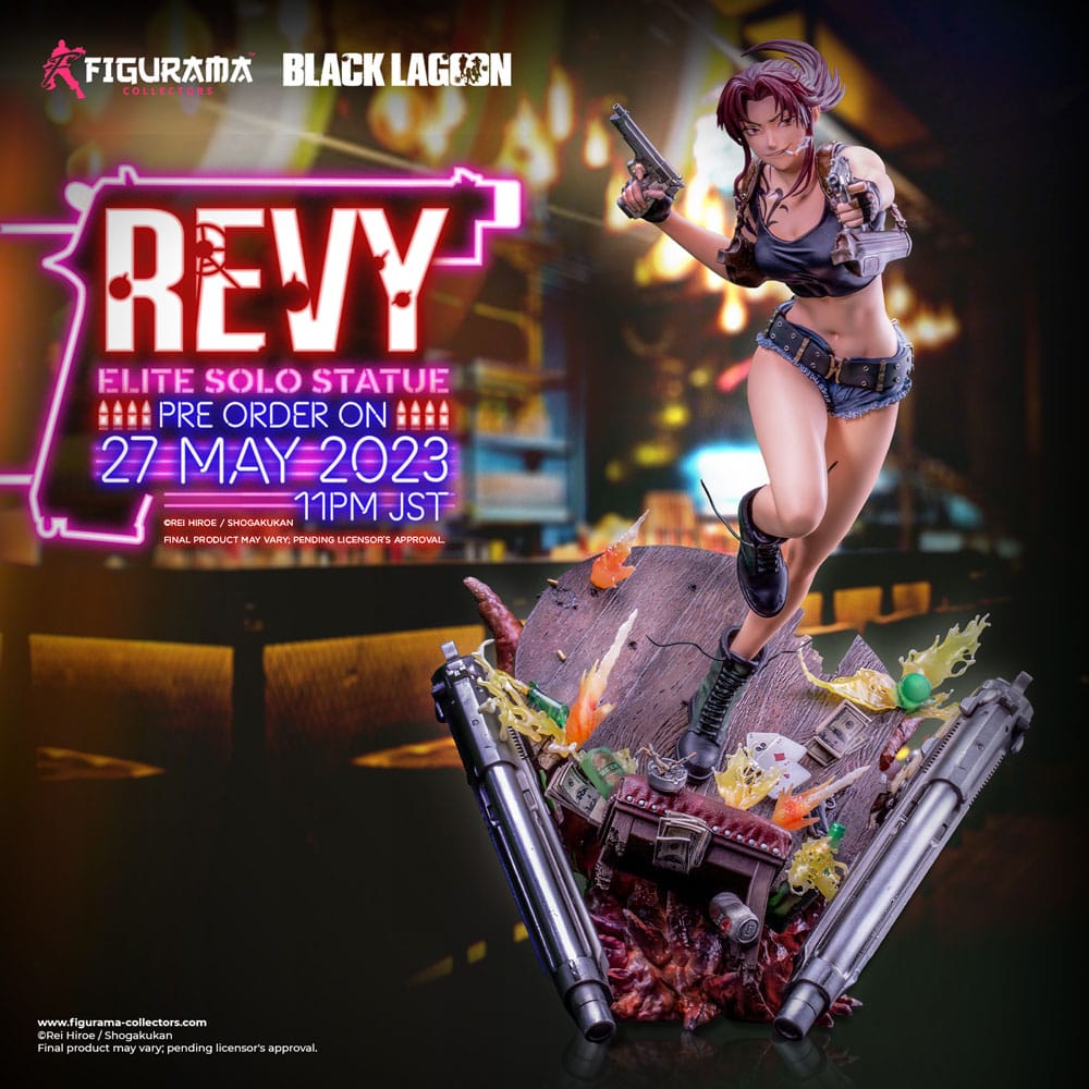 Black Lagoon Estatua Elite Exclusive 1/4 Revy 53 cm