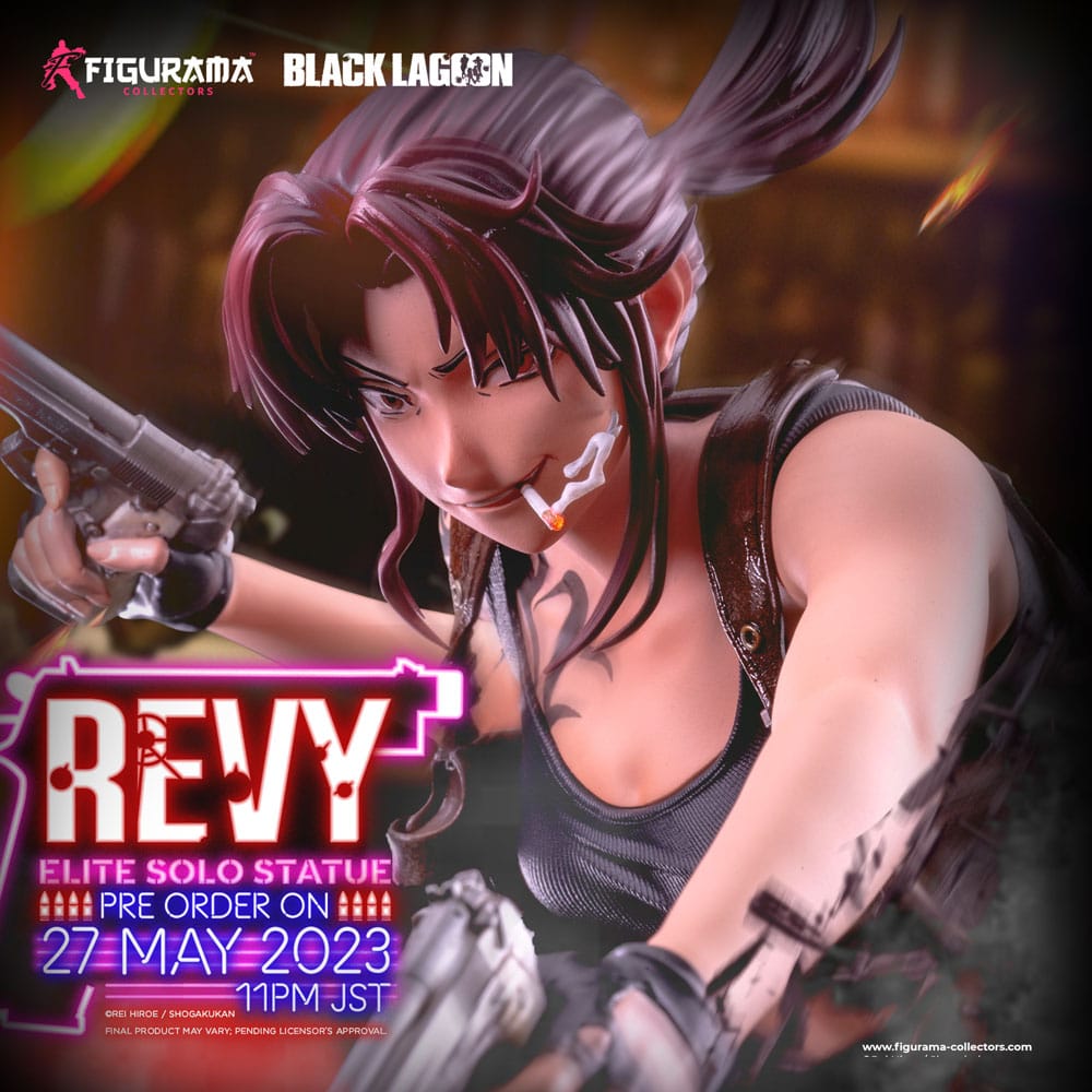 Black Lagoon Estatua Elite Exclusive 1/4 Revy 53 cm