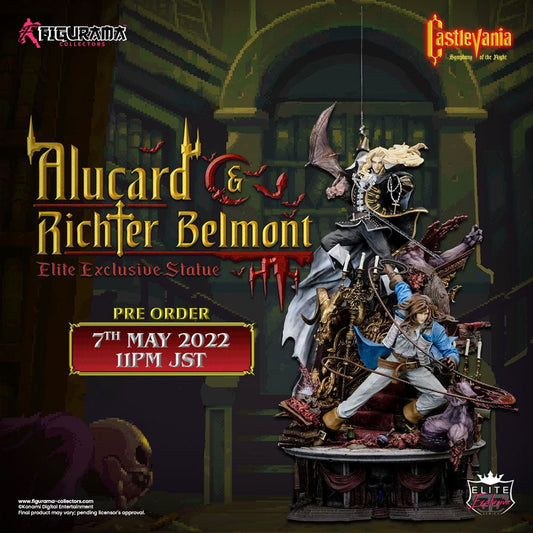 Castlevania: Symphony of the Night Estatua Elite Exclusive 1/6 Alucard & Richter Belmont 91 cm - Z POP Toys