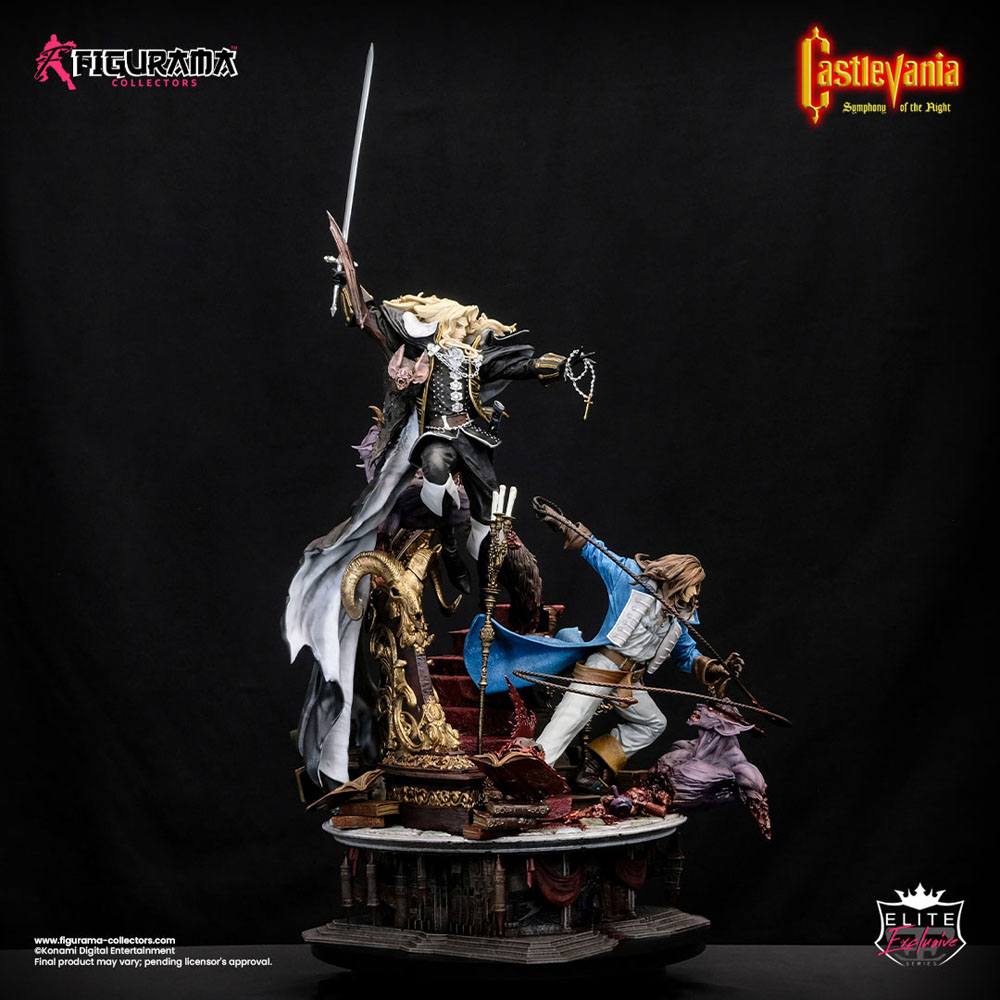 Castlevania: Symphony of the Night Estatua Elite Exclusive 1/6 Alucard & Richter Belmont 91 cm - Z POP Toys