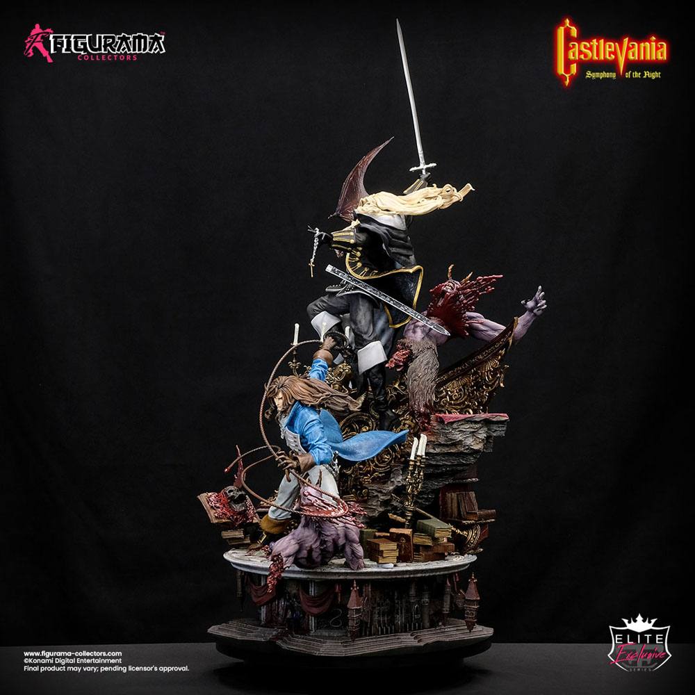 Castlevania: Symphony of the Night Estatua Elite Exclusive 1/6 Alucard & Richter Belmont 91 cm - Z POP Toys