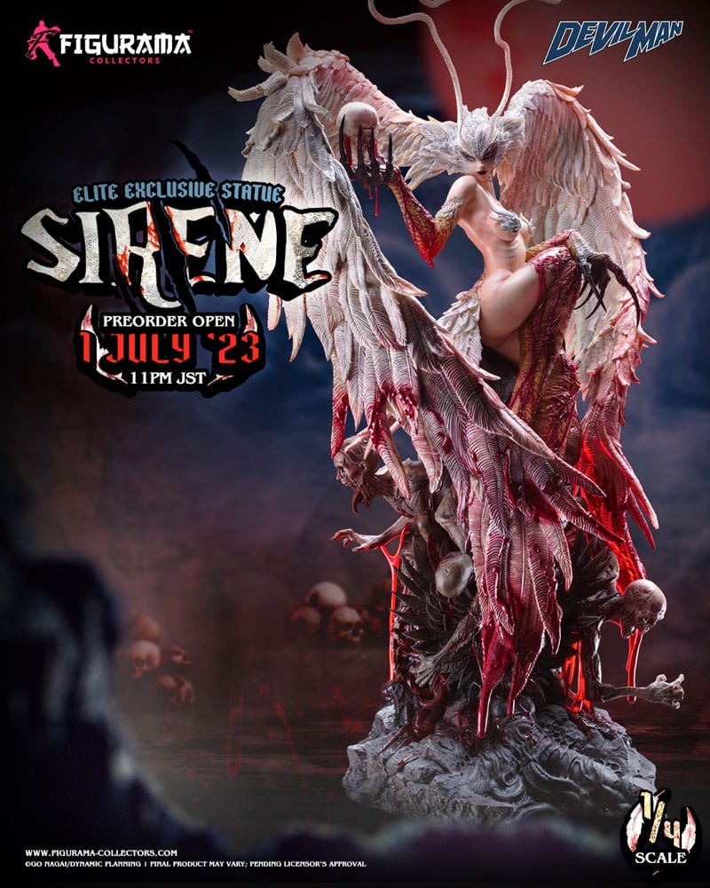 Devilman Estatua Elite Exclusive 1/4 Sirene 67 cm - Z POP Toys