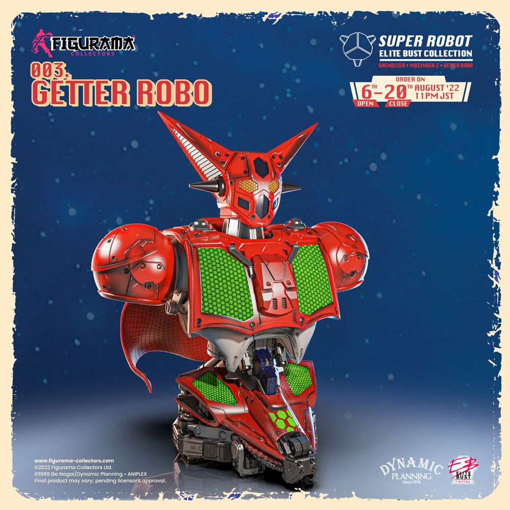 Getter Robo Busto Super Robot Elite 1/3 Getter Robo 26 cm - Z POP Toys