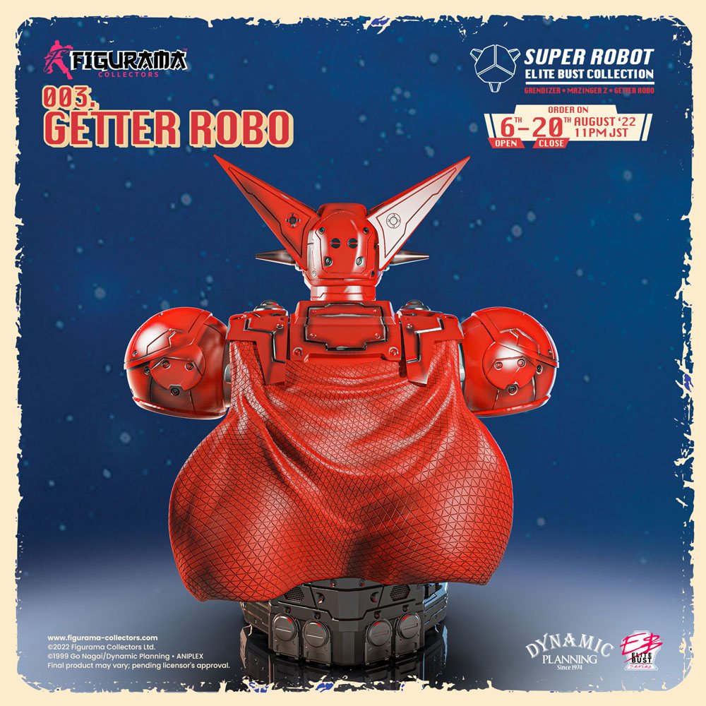 Getter Robo Busto Super Robot Elite 1/3 Getter Robo 26 cm - Z POP Toys