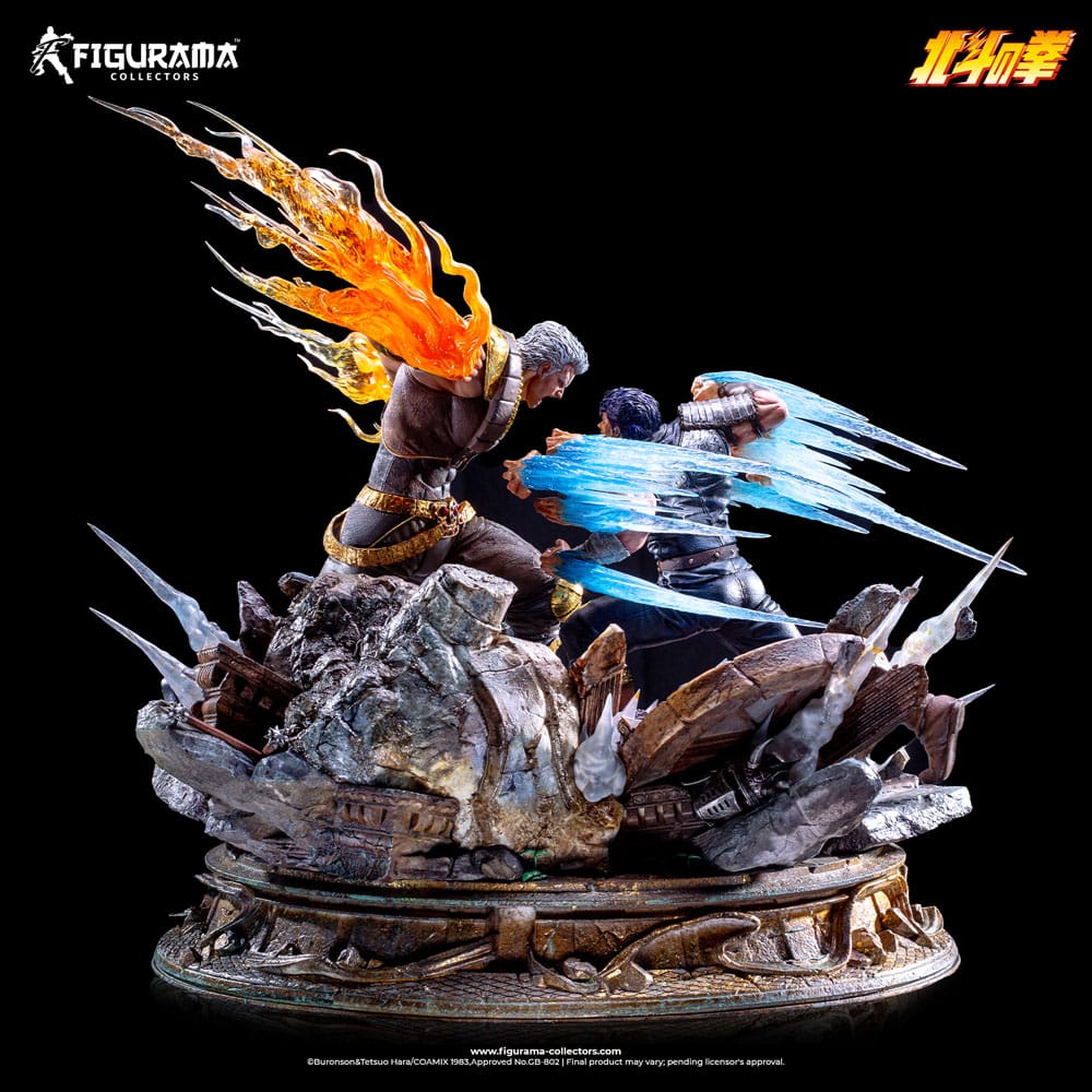 Fist of the North Star Estatua Elite Exclusive 1/6 Kenshiro vs Raoh 59 cm - Z POP Toys