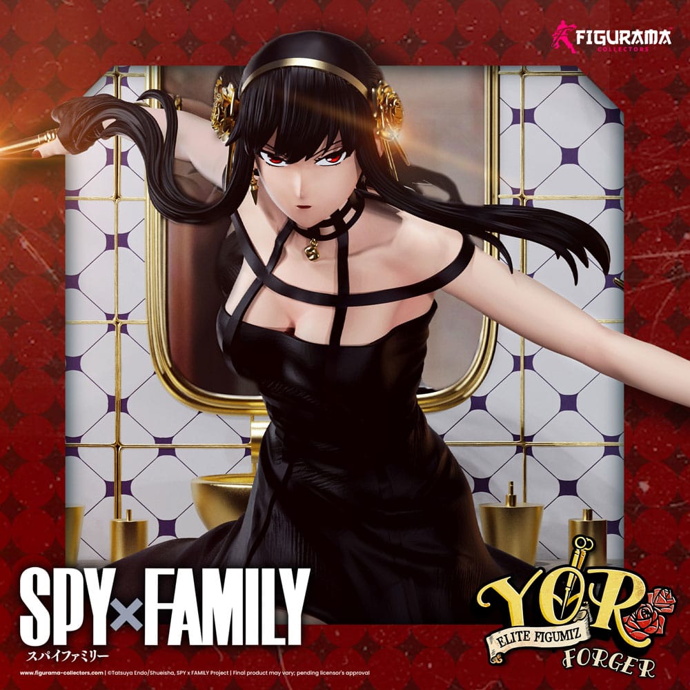 Spy X Family Estatua Set Elite FigumiZ 1/8 Loid, Yor, Anya 37 cm