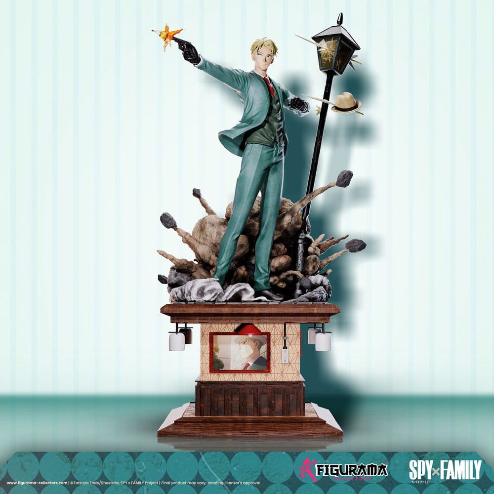 Spy X Family Estatua Set Elite FigumiZ 1/8 Loid, Yor, Anya 37 cm