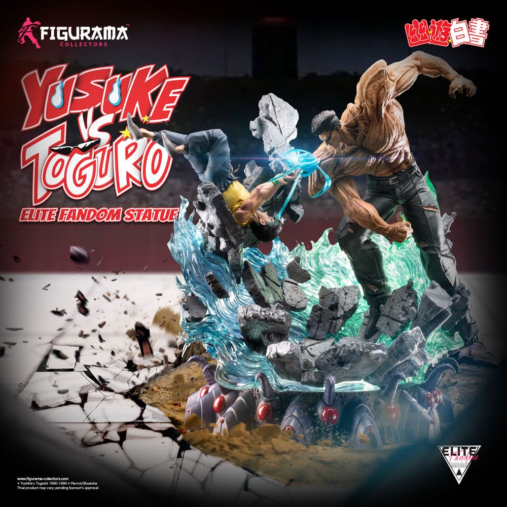Yu Yu Hakusho Estatua Elite Exclusive 1/6 Yusuke vs Toguro 59 cm - Z POP Toys