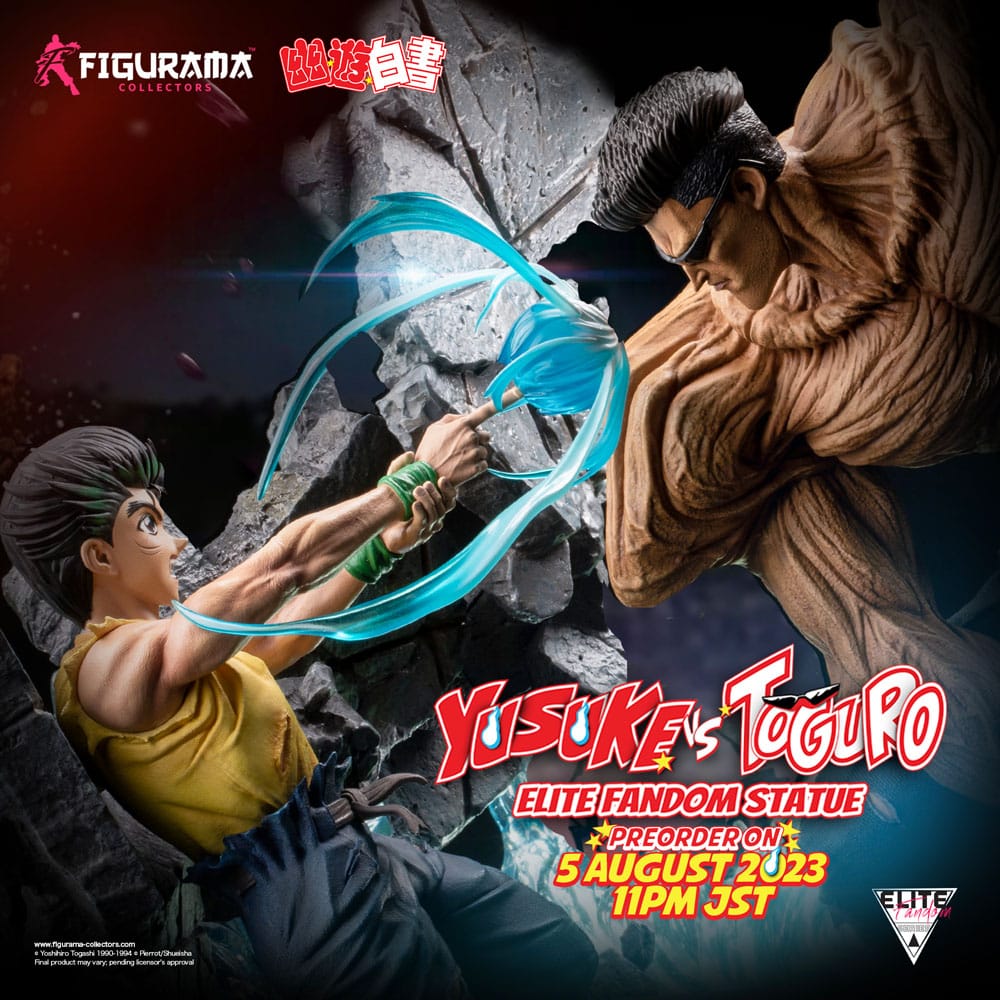 Yu Yu Hakusho Estatua Elite Exclusive 1/6 Yusuke vs Toguro 59 cm - Z POP Toys
