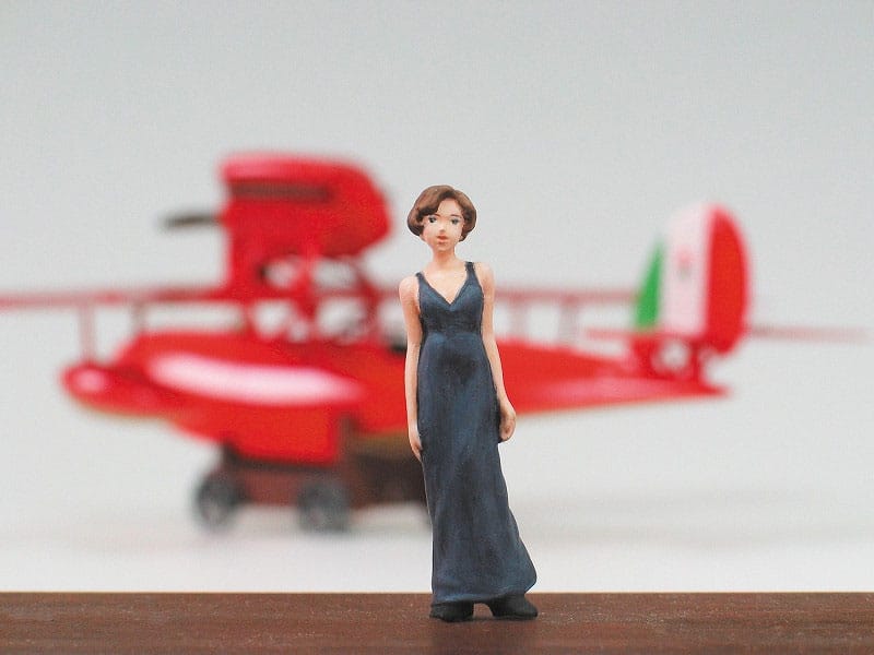 Porco Rosso Kit de modelo con figura 1/48 Savoia S.21F Versión 2 & Gina - Z POP Toys