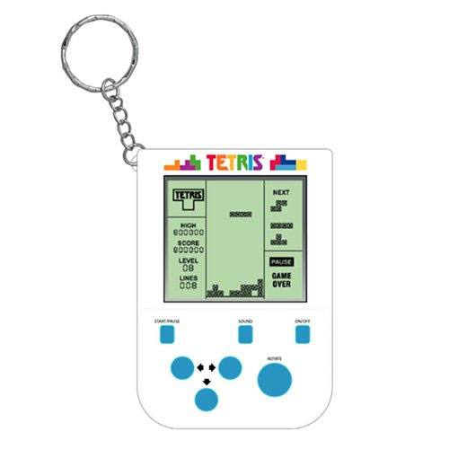 Tetris Mini Consola de Juego con Llavero Mini Retro