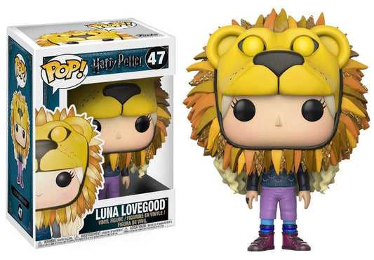 Harry Potter POP! Movies Vinyl Figura Luna Lovegood with Lion Head 9 cm - Z POP Toys