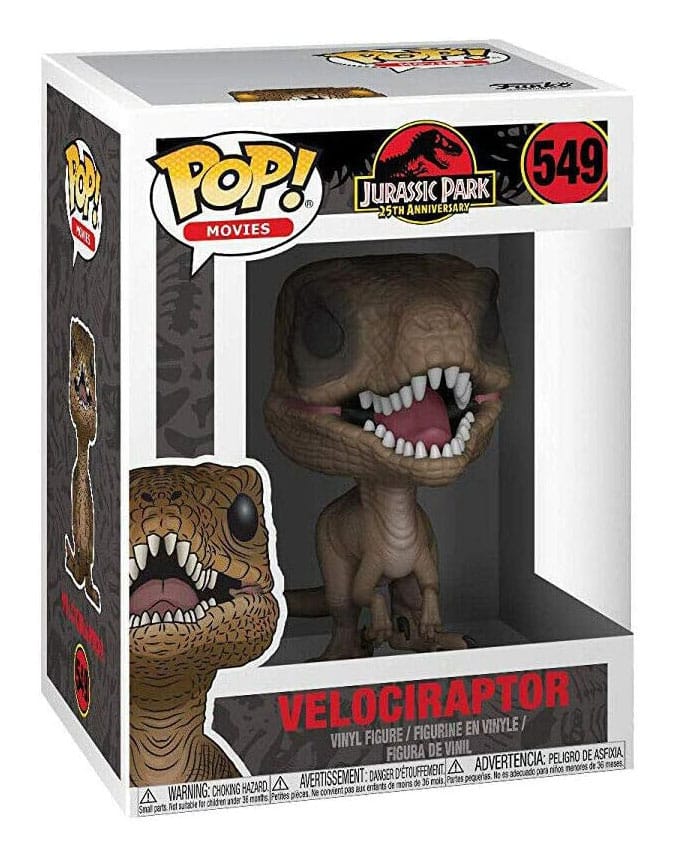 Jurassic Park Figura POP! Movies Vinyl Velociraptor 9 cm