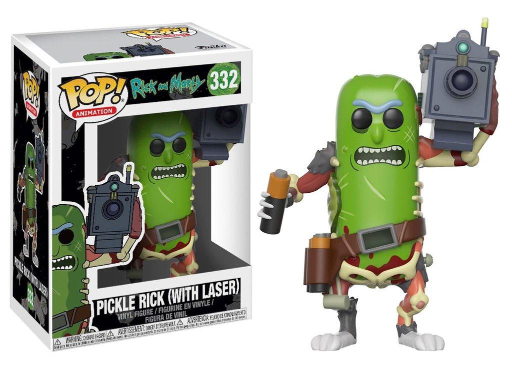 Rick y Morty POP! Animation Vinyl Figura Pickle Rick with Laser 9 cm - Z POP Toys