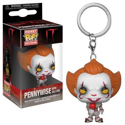 Stephen King's It 2017 Llavero Pocket POP! Vinyl Pennywise with Balloon 4 cm