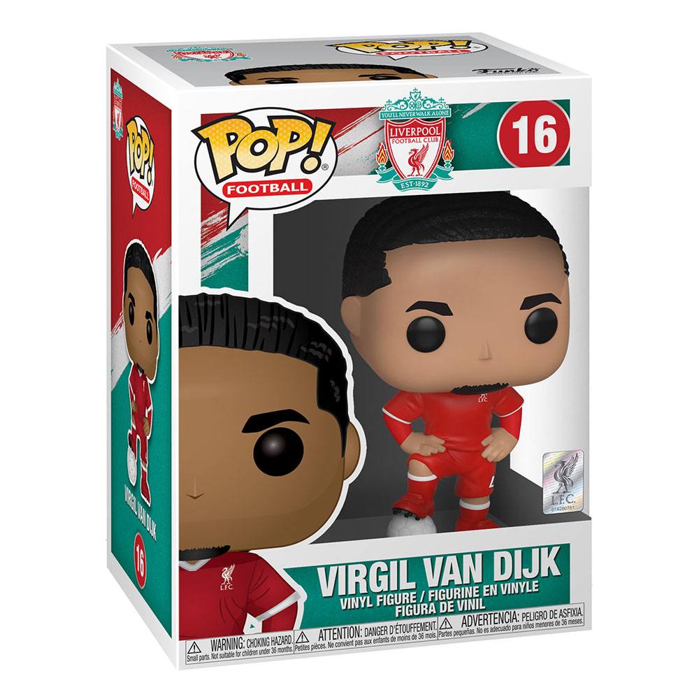 Liverpool F.C. POP! Football Vinyl Figura Virgil van Dijk 9 cm - Z POP Toys