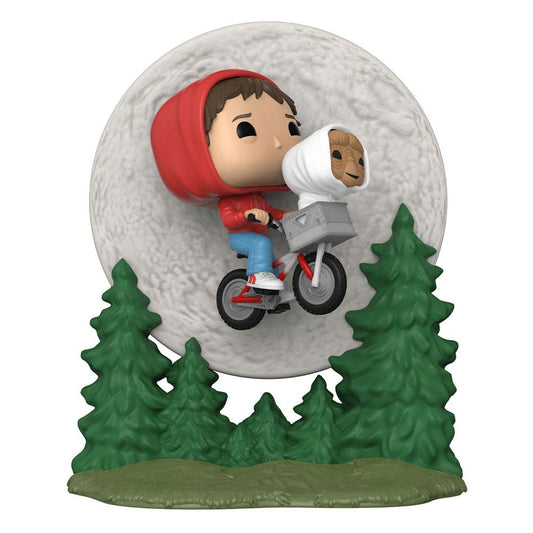 E.T. El Extraterrestre POP! Moment Vinyl Figura Elliot and ET Flying (GITD) 9 cm - Z POP Toys