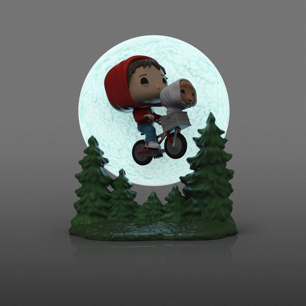 E.T. El Extraterrestre POP! Moment Vinyl Figura Elliot and ET Flying (GITD) 9 cm - Z POP Toys