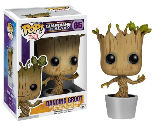 Guardians of the Galaxy POP! Vinyl Cabezón Dancing Groot 10 cm