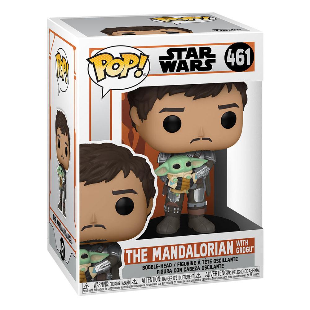 Star Wars The Mandalorian POP! TV Vinyl Figura The Mandalorian & Grogu 9 cm