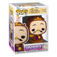 La bella y la bestia Figura POP! Movies Vinyl Cogsworth 9 cm - Z POP Toys
