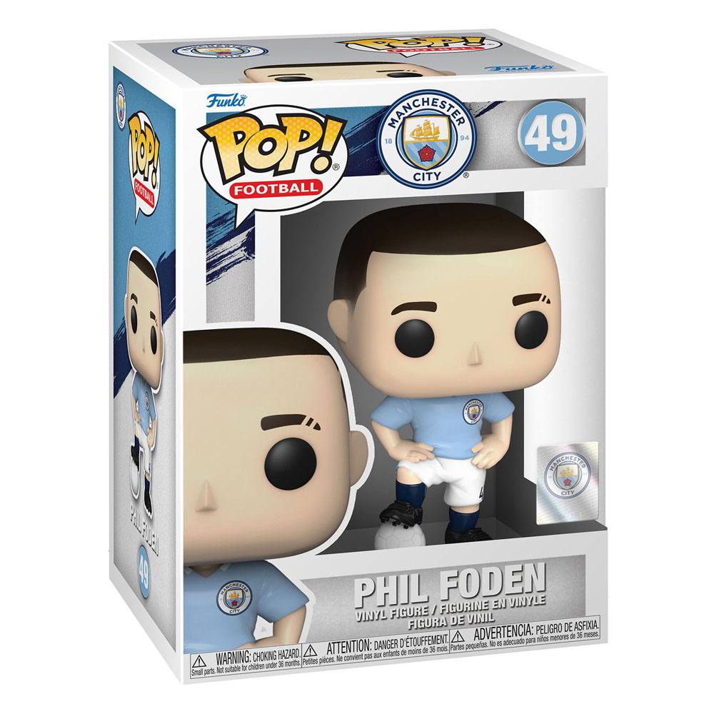 Manchester City F.C. POP! Football Vinyl Figura Phil Foden 9 cm