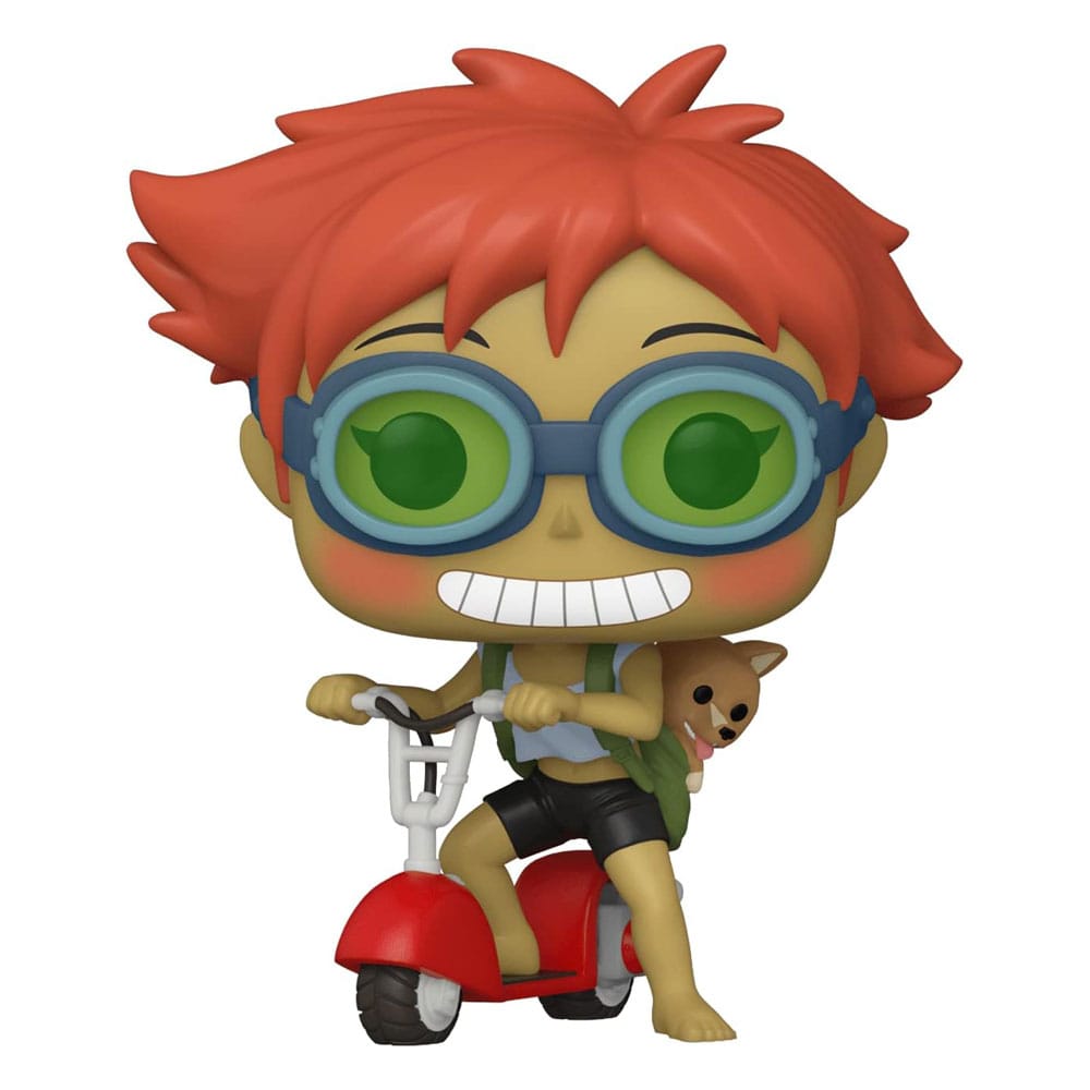 Cowboy Bebop POP! Animation Vinyl Figura Edward on Scooter w/Ein 9 cm