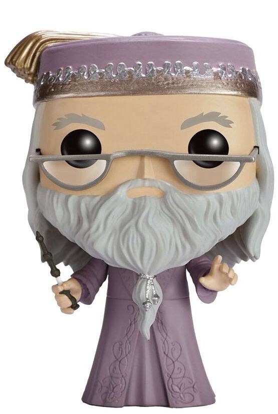Harry Potter POP! Movies Vinyl Figura Dumbledore with Wand 9 cm