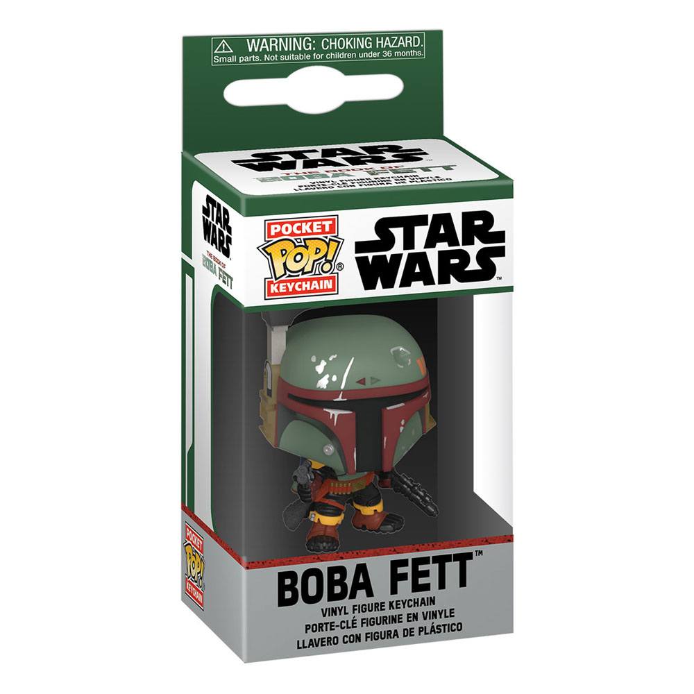 Star Wars The Book of Boba Fett Llaveros Pocket POP! Vinyl Boba Fett 4 cm Expositor (12)