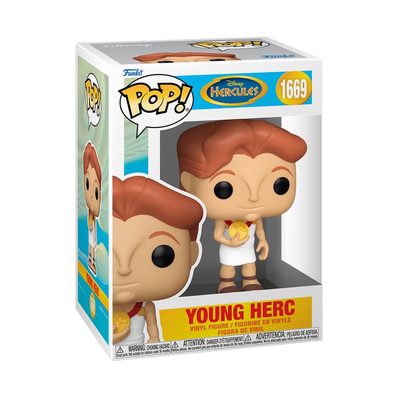 Hércules 25th Anniversary Figura POP! Movies Vinyl Young Hercules 9 cm