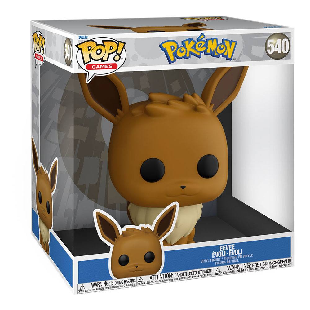 Pokémon Figura Super Sized Jumbo POP! Vinyl Eevee (EMEA) 25 cm