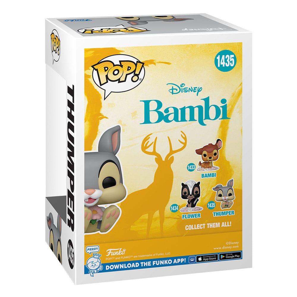 Bambi 80th Anniversary POP! Disney Vinyl Figura Thumper 9 cm - Z POP Toys