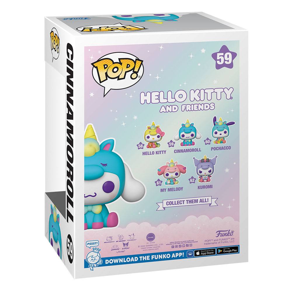 Hello Kitty and Friends Figura POP! Sanrio Vinyl Cinnamoroll 9 cm - Z POP Toys