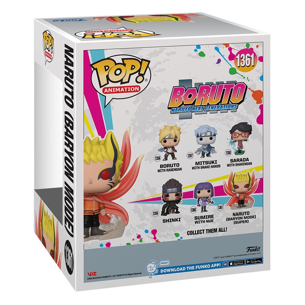 Boruto - Naruto Next Generations Super Sized POP! Vinyl Figura Baryon Naruto 15 cm